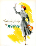 1950S Uk Wolsey Magazine Advert - Poster | Canvas Wall Art Print