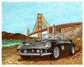 1960 Ferrari 250 California G T - Poster | Canvas Wall Art Print