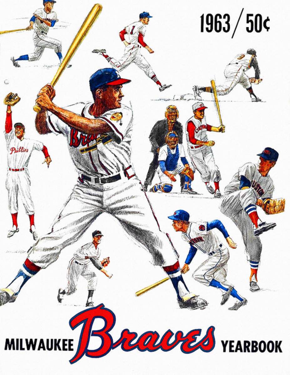 1963 Milwaukee Braves Yearbook - Poster | Canvas Wall Art Print