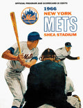 1966 New York Mets Scorecard - Poster | Canvas Wall Art Print