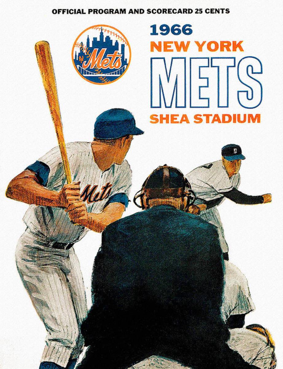 1966 New York Mets Scorecard - Poster | Canvas Wall Art Print