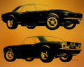 1968 Camaro Ss Side View - Poster | Canvas Wall Art Print