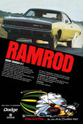 1968 Dodge Charger R/T - Ramrod - Poster | Canvas Wall Art Print