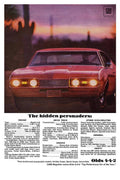 1968 Olds 4-4-2 - The Hidden Persuaders - Poster | Canvas Wall Art Print