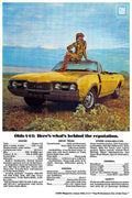 1968 Oldsmobile 4-4-2 - Here'S What'S Behind The Reputation. - Poster | Canvas Wall Art Print