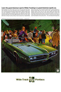 1968 Pontiac Firebird - Wide Track Pontiacs - Poster | Canvas Wall Art Print