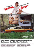 1969 Dodge Charger - Poster | Canvas Wall Art Print