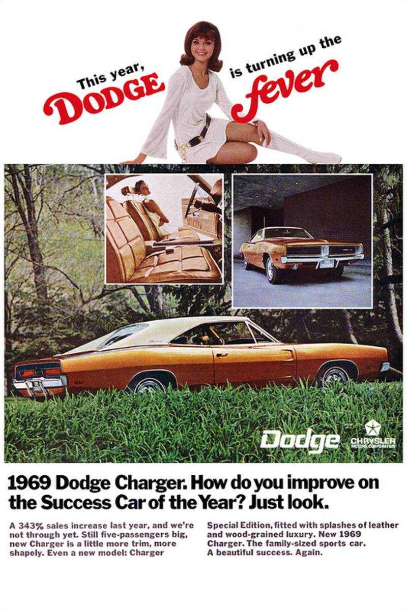 1969 Dodge Charger - Poster | Canvas Wall Art Print