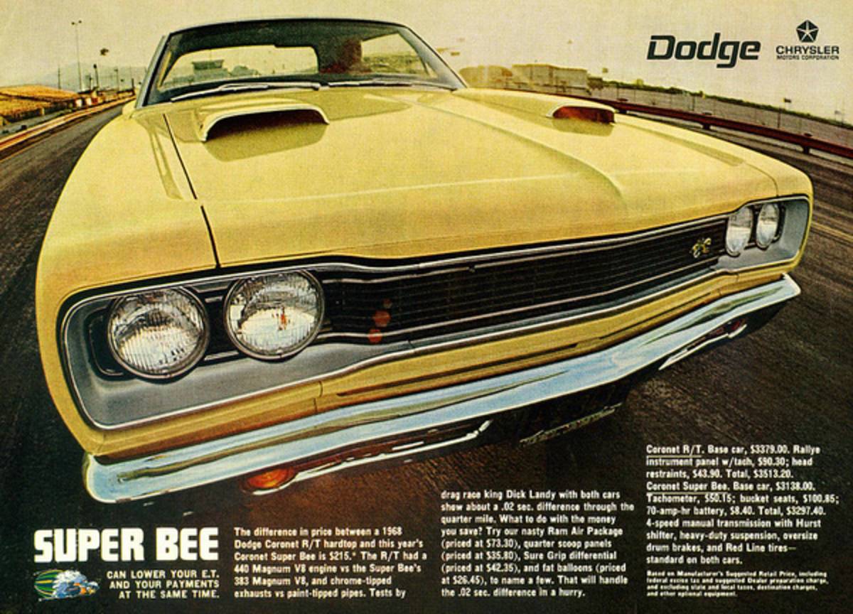 1969 Dodge Coronet Super Bee - Poster | Canvas Wall Art Print