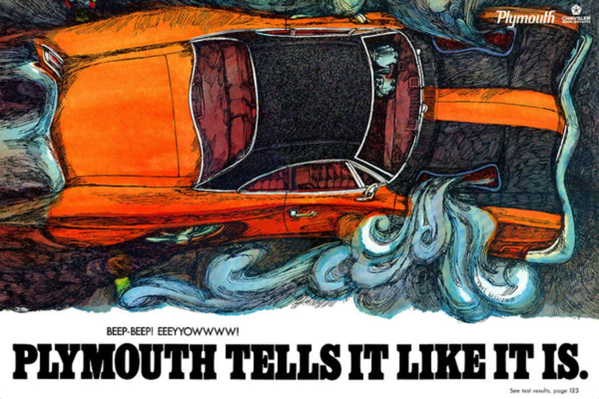1969 Plymouth Road Runner - Poster | Canvas Wall Art Print