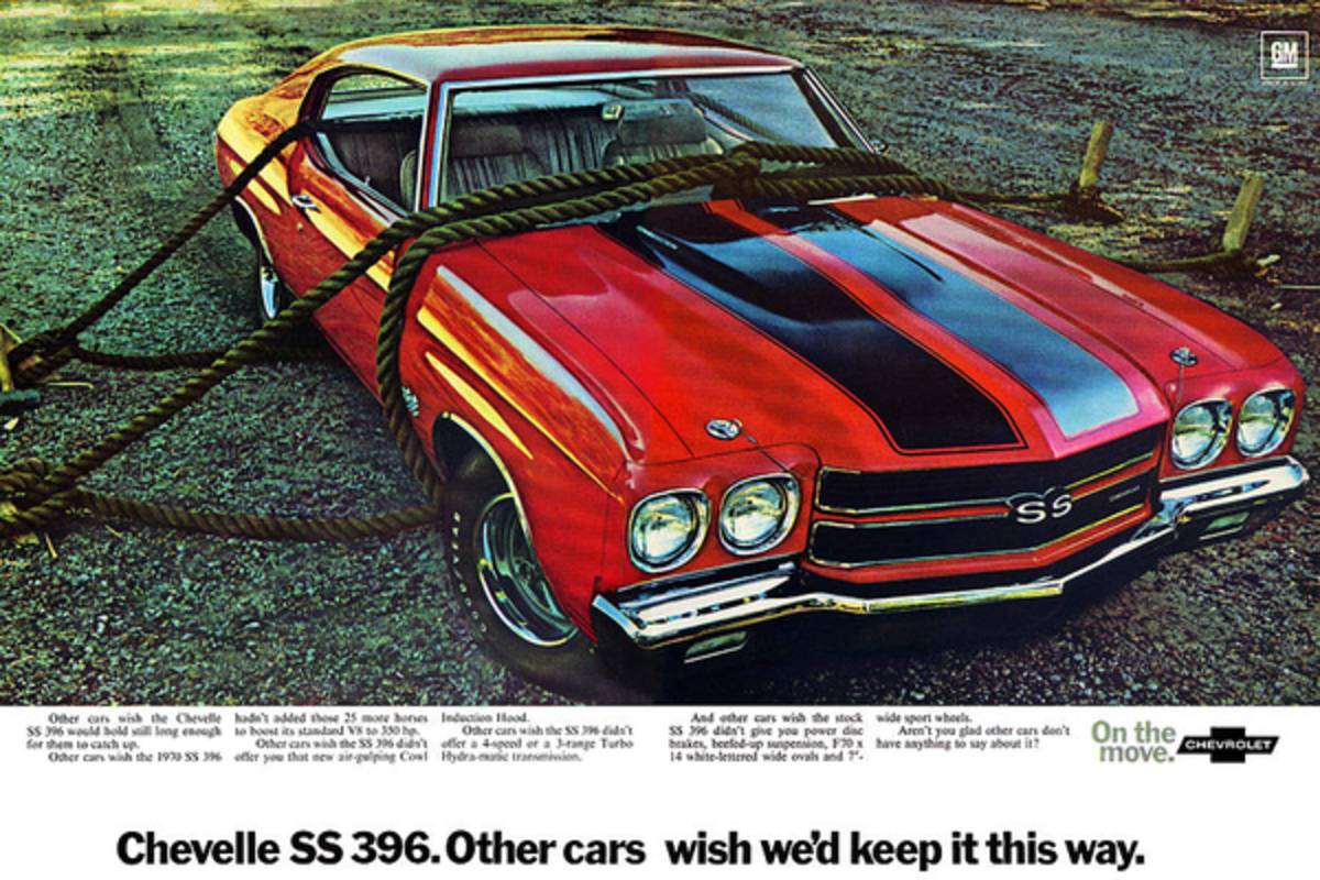 1970 Chevrolet Chevelle Ss 396 - Poster | Canvas Wall Art Print