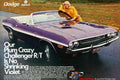 1970 Dodge Challenger Rt Convertible - Poster | Canvas Wall Art Print