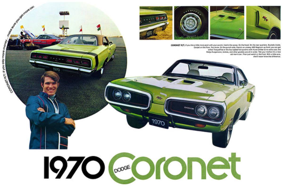 1970 Dodge Coronet R/T - Poster | Canvas Wall Art Print
