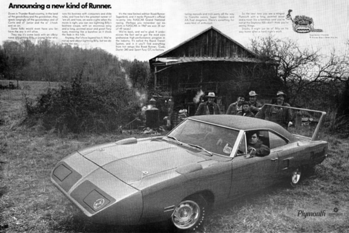 1970 Plymouth Superbird - Announcing A New Kind Of Runner - Poster | Canvas Wall Art Print