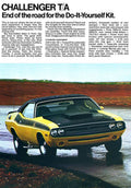 1971 Dodge Challenger T/A - Poster | Canvas Wall Art Print