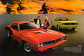 1971 Plymouth Barracuda - Poster | Canvas Wall Art Print