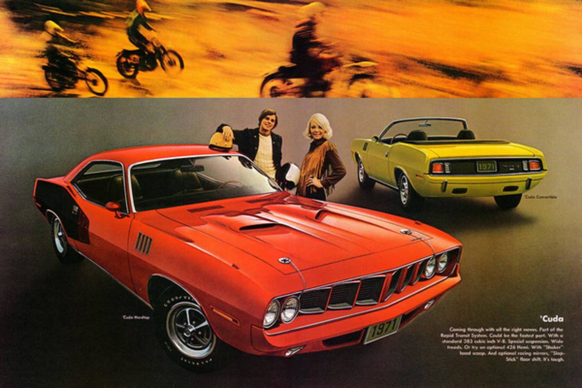 1971 Plymouth Barracuda - Poster | Canvas Wall Art Print