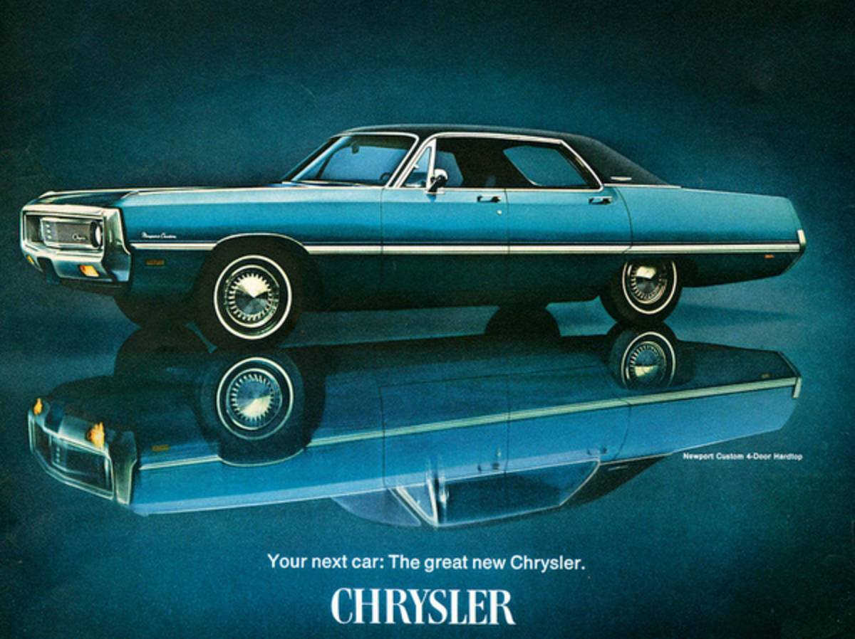 1960S Usa Chrysler Magazine Advert - Poster | Canvas Wall Art Print