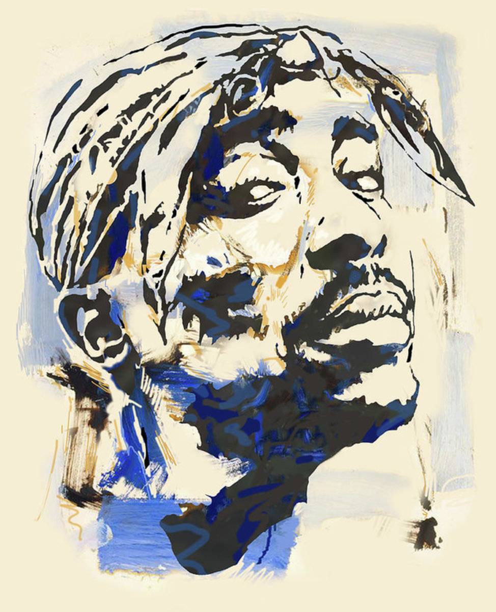 2Pac Tupac Shakur Pop Art - Rapper - Poster | Canvas Wall Art Print