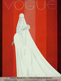 A Vintage Vogue Magazine Cover Of A Mannequin - Poster | Canvas Wall Art Print