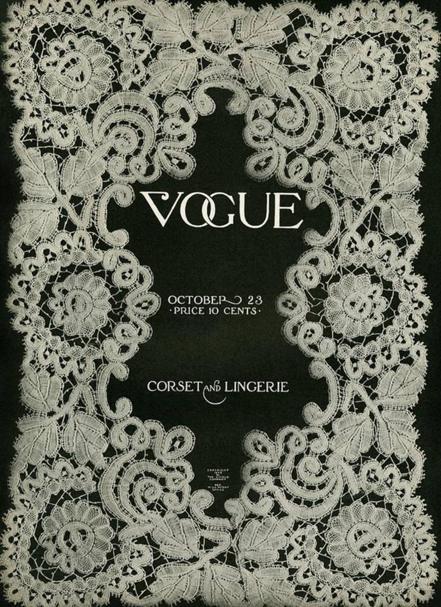 A Vintage Vogue Magazine Cover - Poster | Canvas Wall Art Print