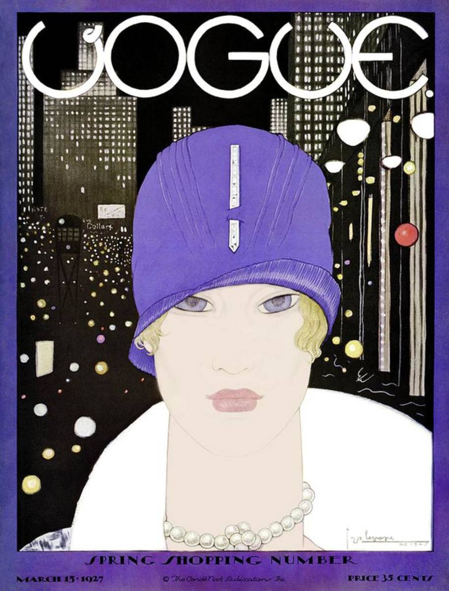 A Vogue Magazine Cover Of A Woman - Poster | Canvas Wall Art Print