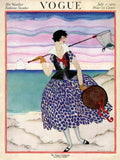 A Vogue Magazine Cover Of A Woman - Poster | Canvas Wall Art Print