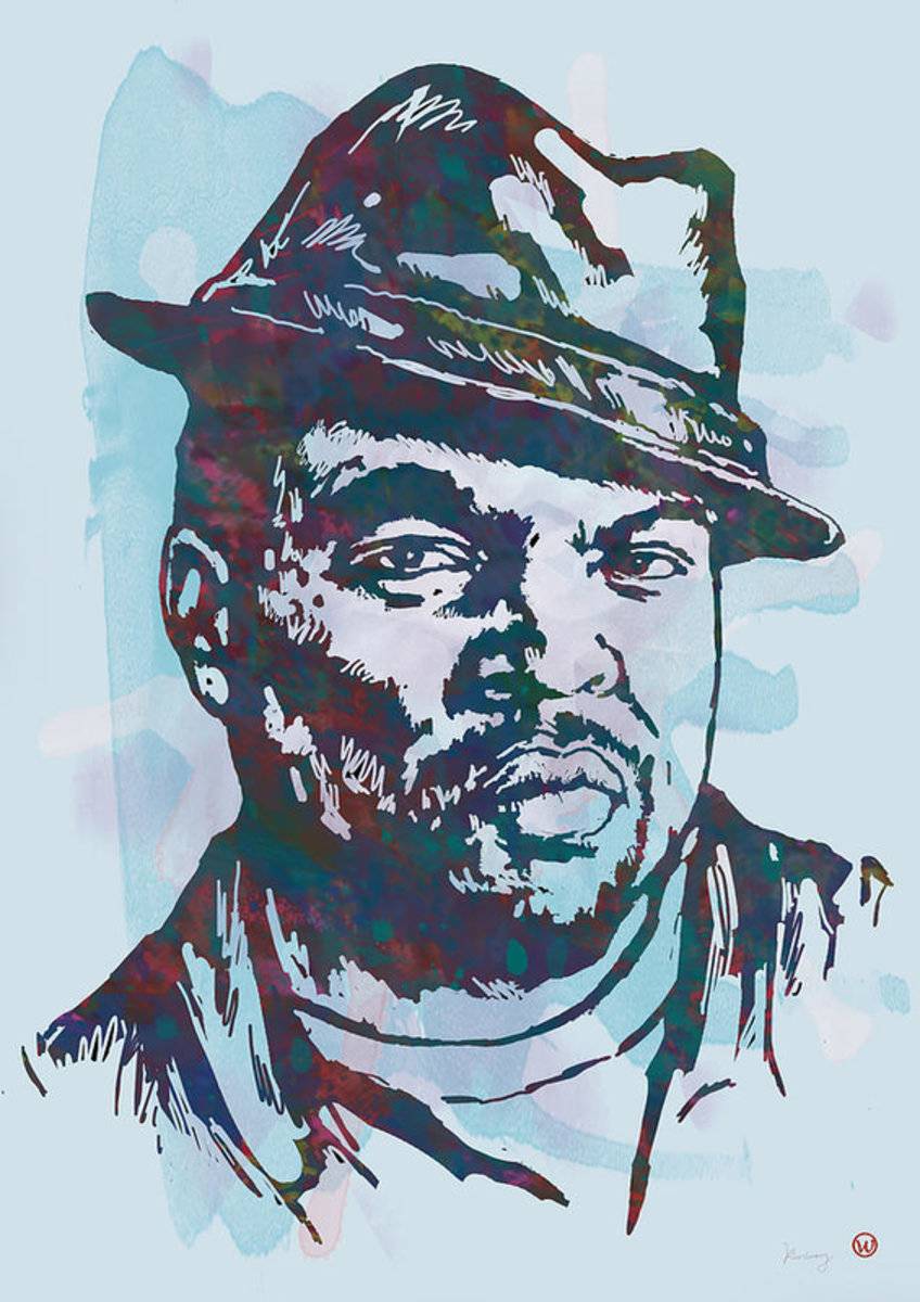 Ice Cube Pop Art Etching - Rapper - Poster | Canvas Wall Art Print