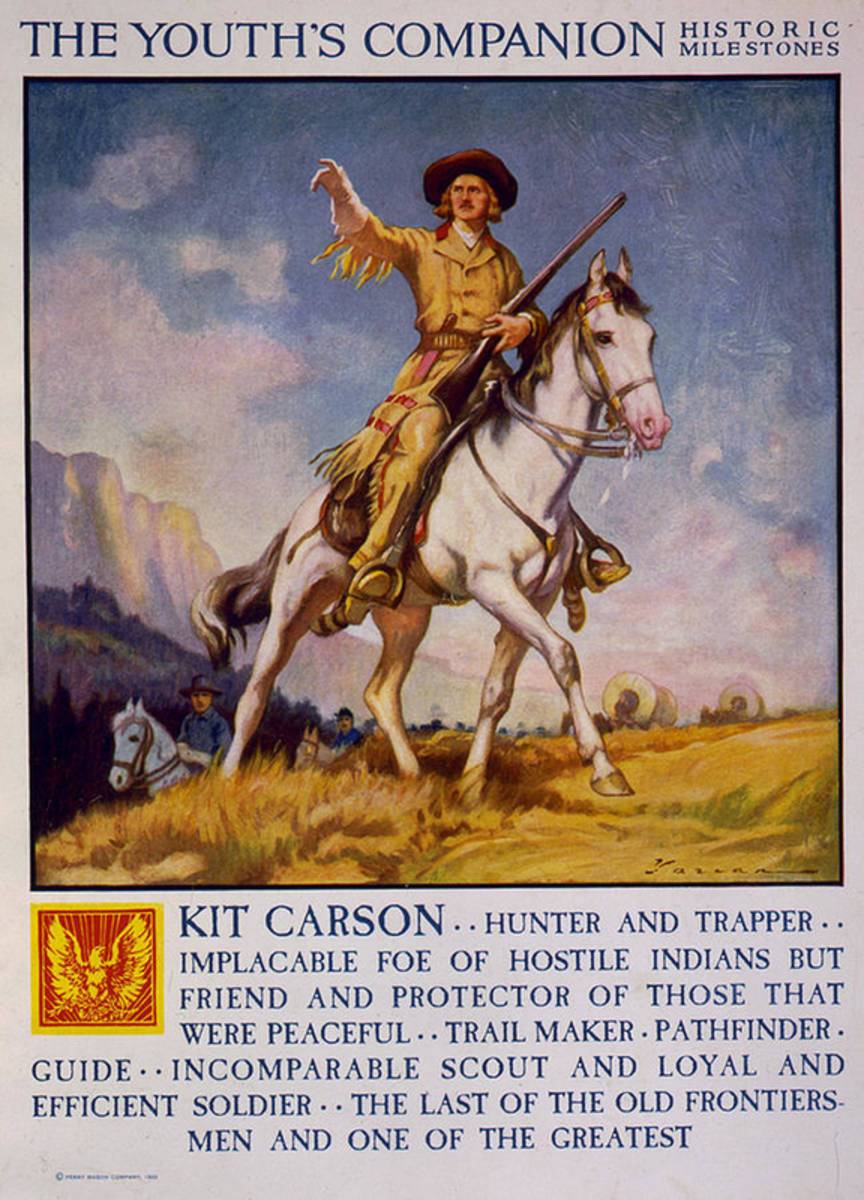 Kit Carson (1809-1868) - Poster | Canvas Wall Art Print