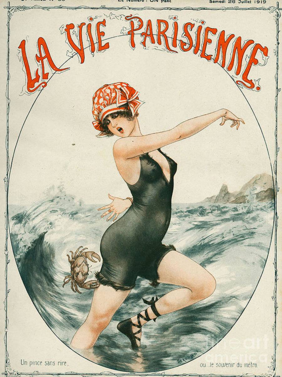 La Vie Parisienne 1919 1910S France - Poster | Canvas Wall Art Print