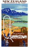 New Zealand Vintage Travel Restored - Poster | Canvas Wall Art Print