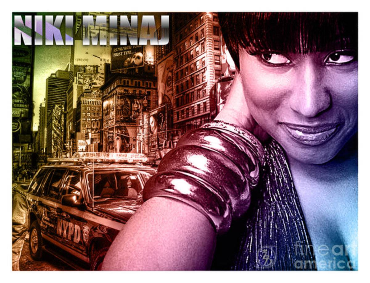 Niki Minaj - Rapper - Poster | Canvas Wall Art Print