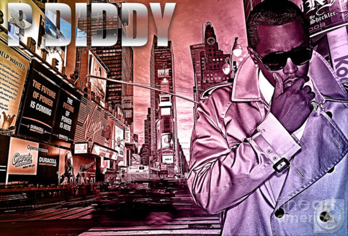 P Diddy - Rapper - Poster | Canvas Wall Art Print