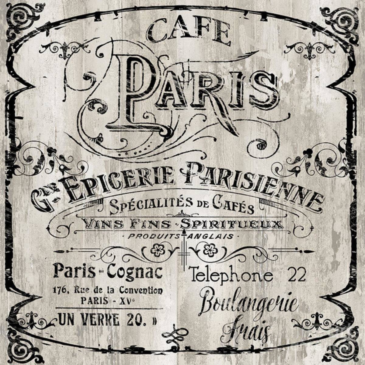 Paris Bistro - Poster | Canvas Wall Art Print