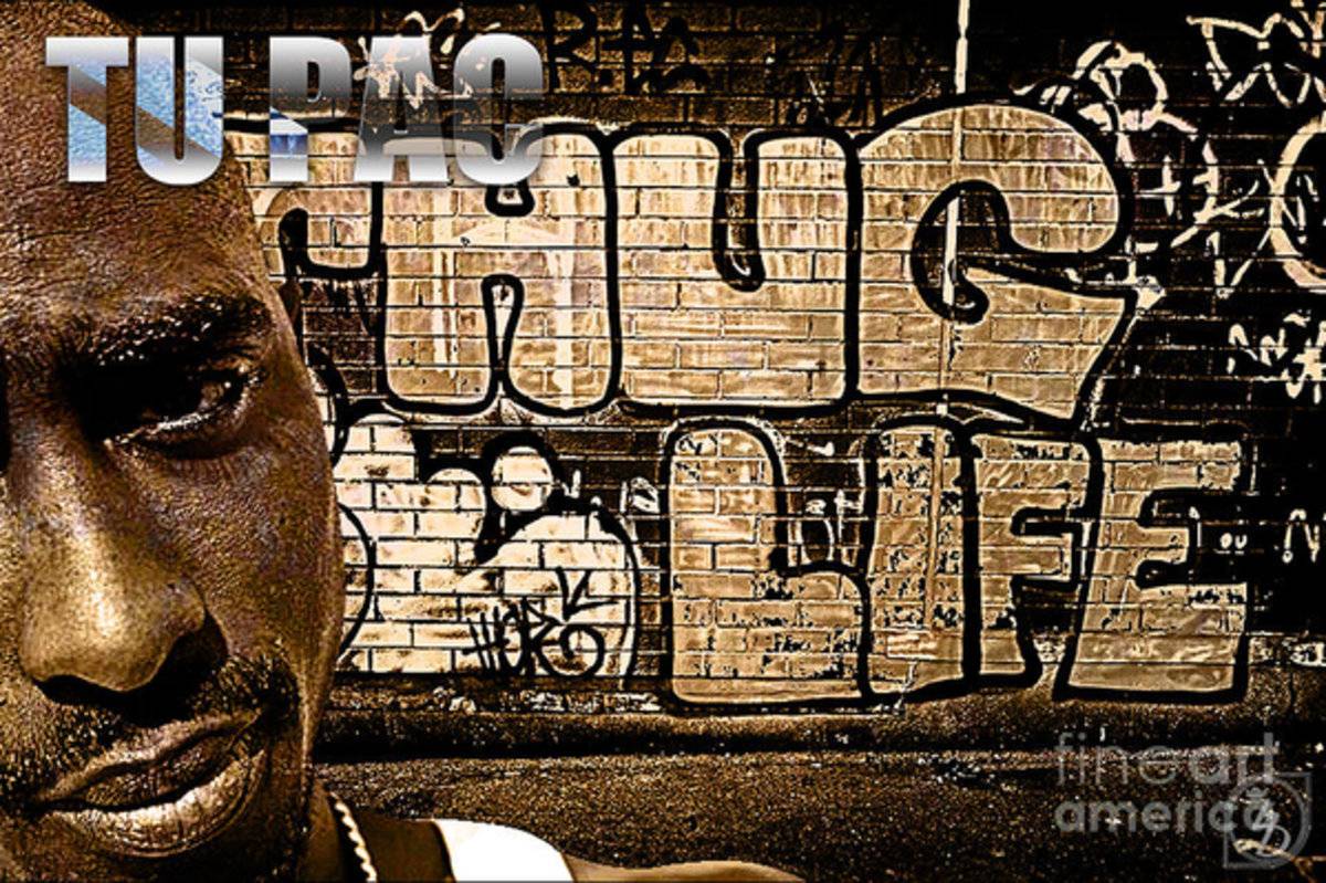 Street Phenomenon 2Pac - Rapper - Poster | Canvas Wall Art Print