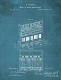 Vintage Musical Game Apparatus Patent Year 1875 - Rapper - Poster | Canvas Wall Art Print