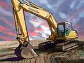 2004 Komatsu Pc200Lc-7 Track Excavator - Poster | Canvas Wall Art Print