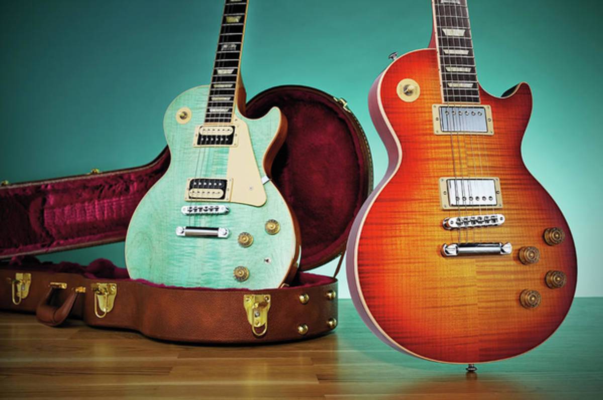 2014 Gibson Les Paul Guitars - Poster | Canvas Wall Art Print