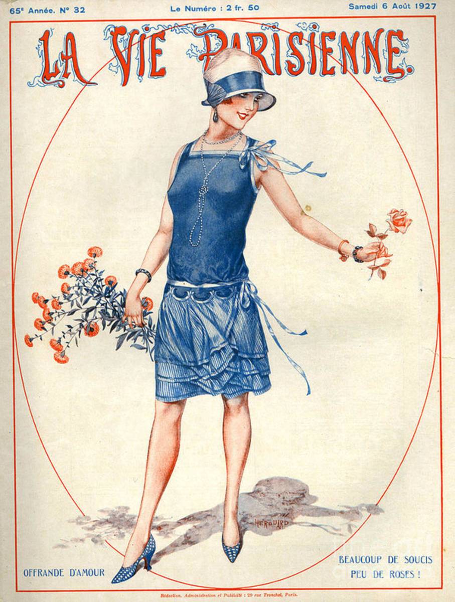 1920S France La Vie Parisienne Magazine - Poster | Canvas Wall Art Print
