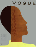 A Vintage Vogue Magazine Cover Of A Woman - Poster | Canvas Wall Art Print