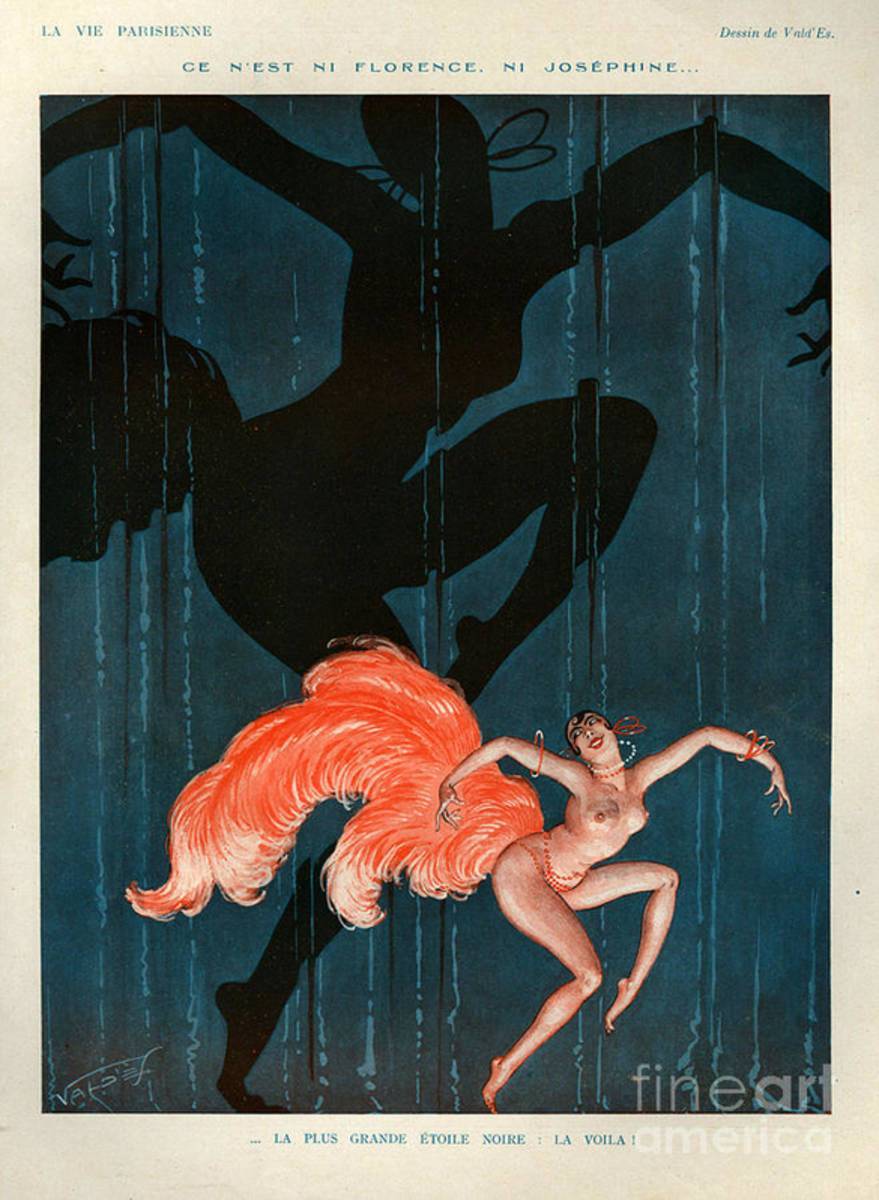 1920S France La Vie Parisienne Magazine - Poster | Canvas Wall Art Print