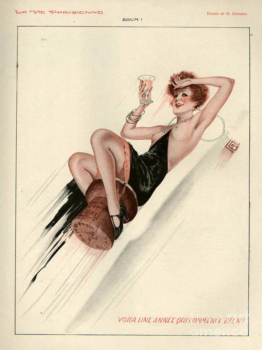 1920S France La Vie Parisienne Magazine - Poster | Canvas Wall Art Print