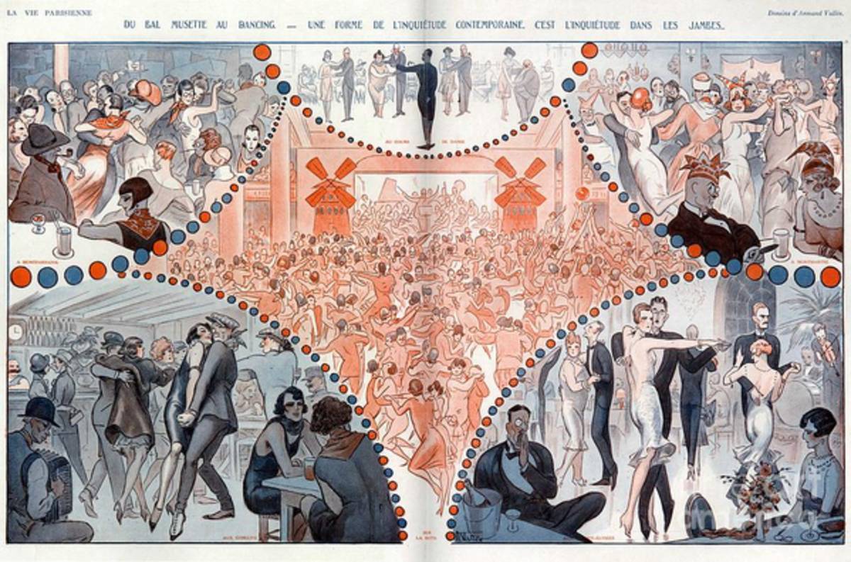 1920S France La Vie Parisienne Magazine - Poster | Canvas Wall Art Print