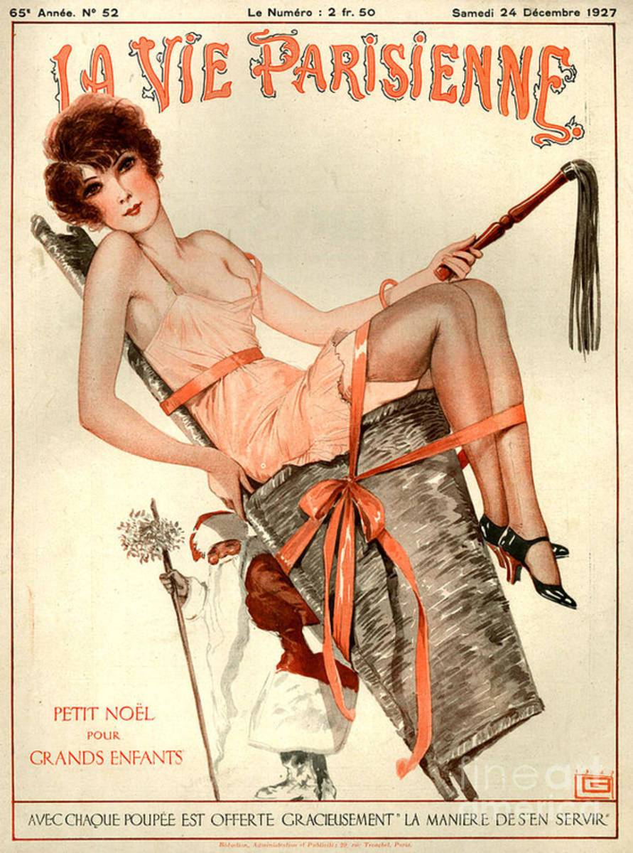 1920S France La Vie Parisienne Magazine - Poster | Canvas Wall Art Print