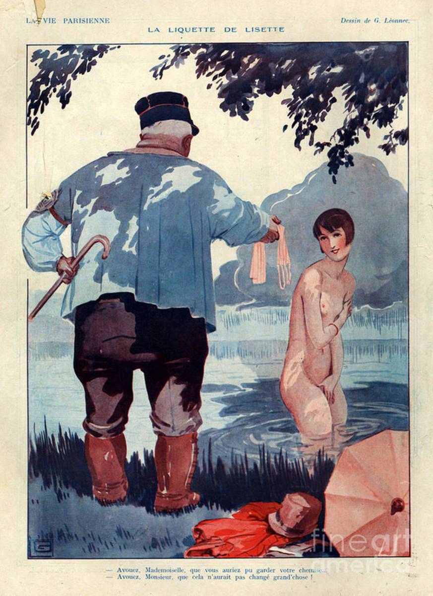 1920S France La Vie Parisienne Magazine - Poster | Canvas Wall Art Print