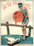 1920S France La Vie Parisienne Magazine - Poster | Canvas Wall Art Print