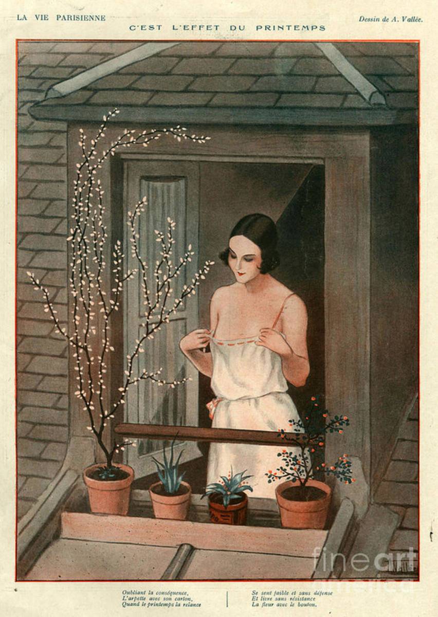 1920S France La Vie Parisienne Magazine - Poster | Canvas Wall Art Print