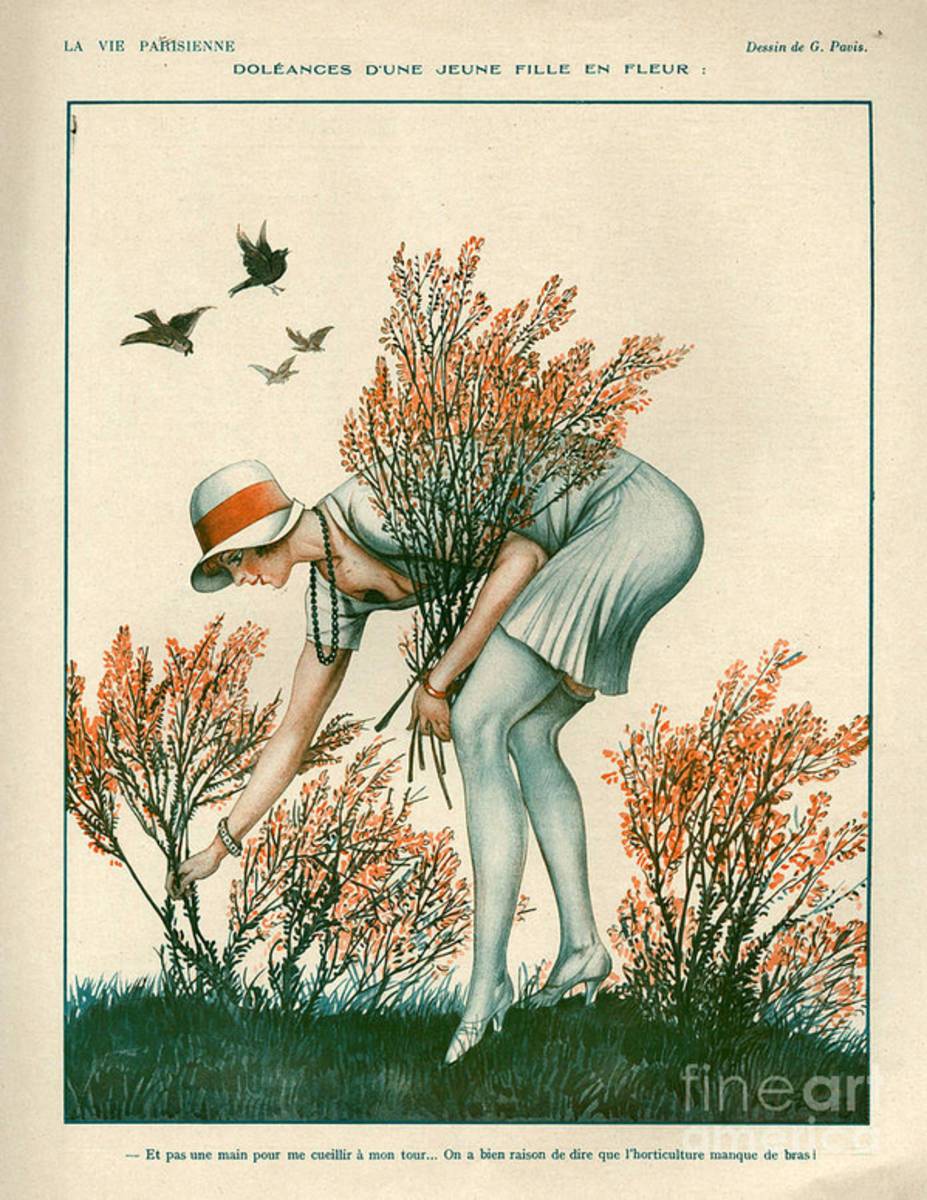 1920S France La Vie Parisienne Magazine - Poster | Canvas Wall Art Print