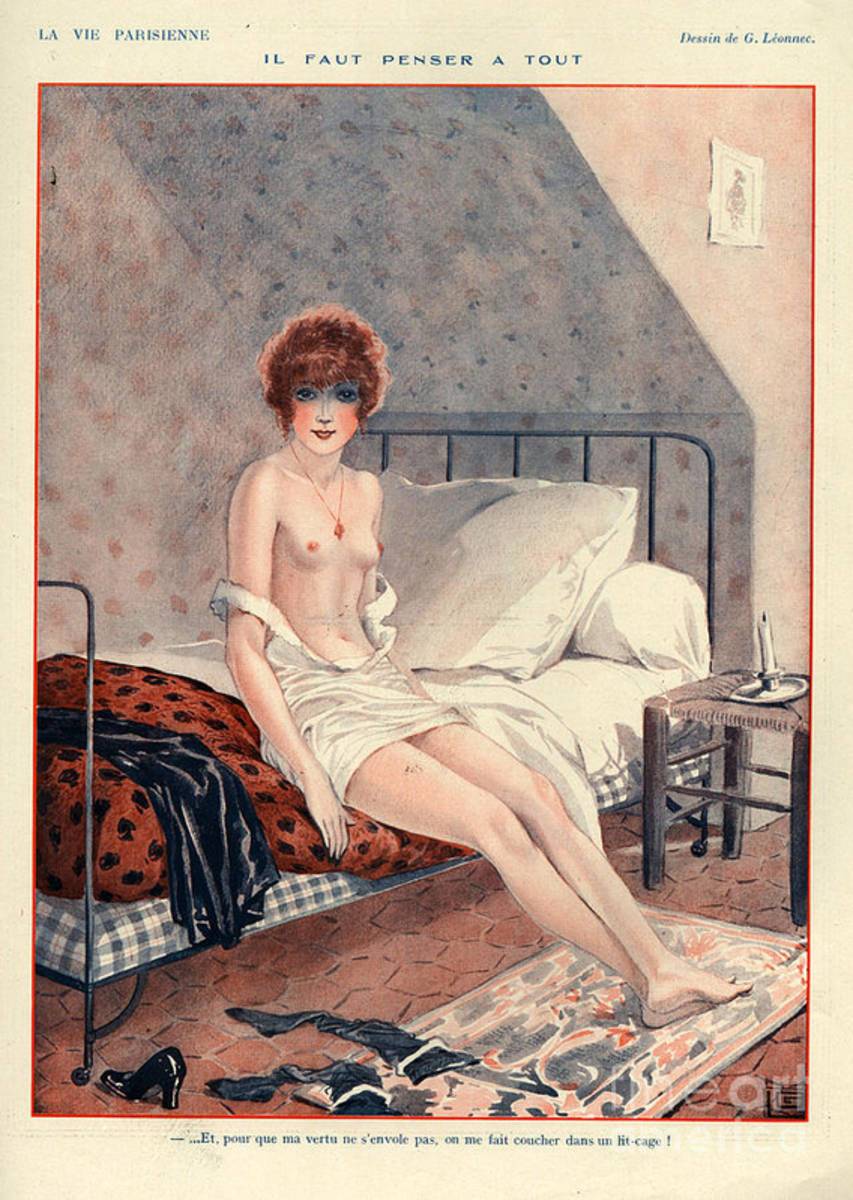 1920S France La Vie Parisienne Magazine - Poster | Canvas Wall Art Print