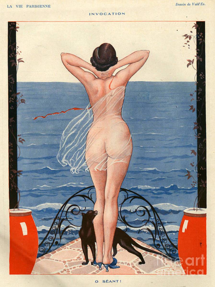 1920S France La Vie Parisienne Magazine - Poster | Canvas Wall Art Print